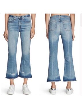 rag & bone Light Wash Flare Jeans
